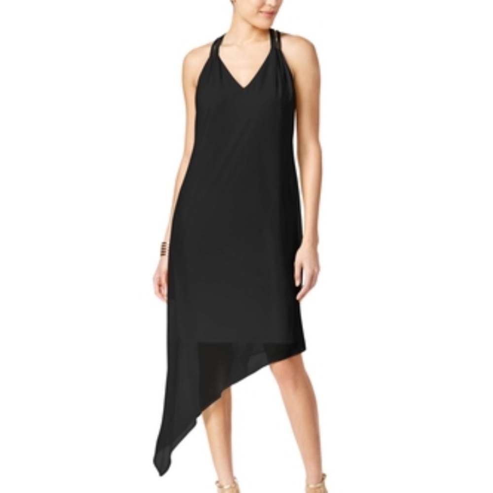 NEW Thalia Sodi Lattice Back Prom Asymmetrical Dress